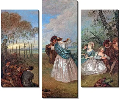 Картина Кадриль («Контреданс»)