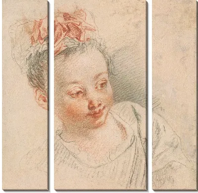 Картина Голова девушки в кепке