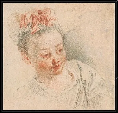 Картина Голова девушки в кепке