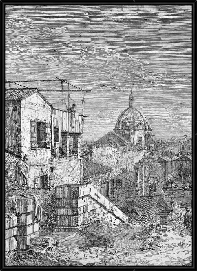 Картина Виды, взятые другими из мест, задуманных другими