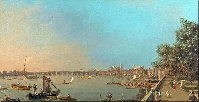 Картина Вестминстер возле террасы Сомерсет-Хауса