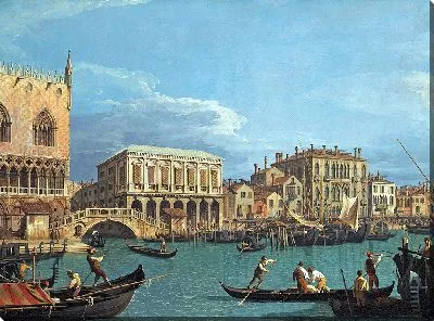 Картина Вид на Рива дельи Скьявони в Венеции