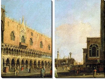 Картина Вид на площадь Сан-Марко, смотрящую на юг