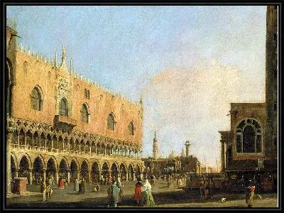 Картина Вид на площадь Сан-Марко, смотрящую на юг