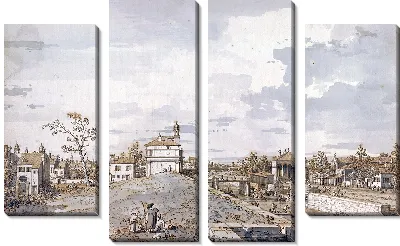 Картина Порта Портелло с каналом Брента в Падуе, 1740-1743 гг.