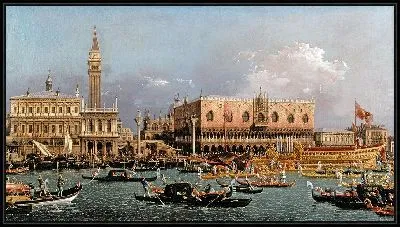 Картина Бучинторо в Моло в День Вознесения