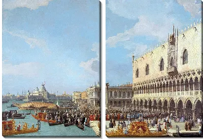 Картина Прием посла во Дворце дожей