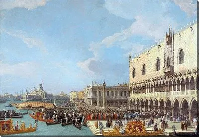Картина Прием посла во Дворце дожей
