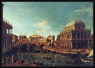 Картина Каприс с палладианскими зданиями