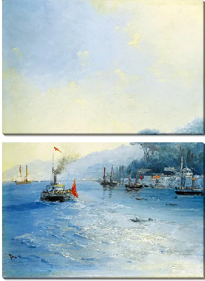 Картина Судоходство по Босфору, Константинополь (1900 г.)