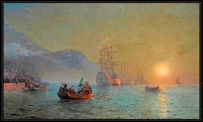 Прощание Колумба перед отправкой в ​​путешествие из Порт-Палоса в Испанию (1892 г.)