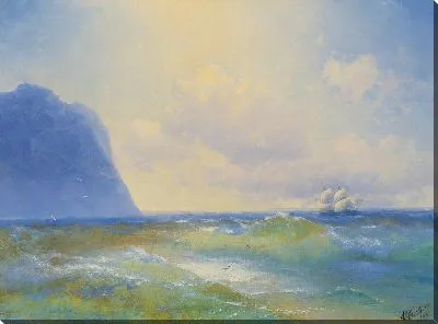 Картина Корабль в море (1895)