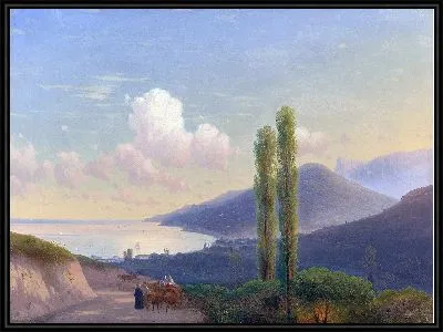 Картина Дорога в Гурзуф, Крым (около 1878 г.)