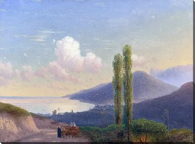 Картина Дорога в Гурзуф, Крым (около 1878 г.)