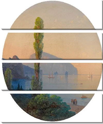 Картина Вид на Аю Даг (1869)