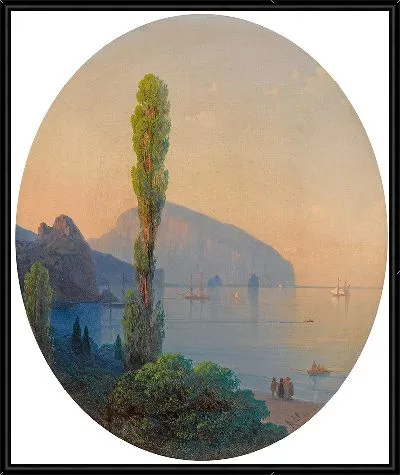 Картина Вид на Аю Даг (1869)