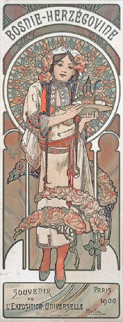 Картина Босния-Герцеговина, Всемирная выставка в Париже (1900 г.)
