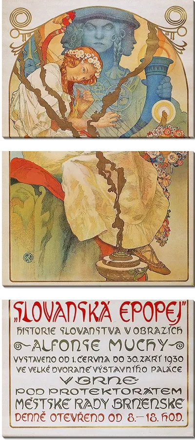Картина Афиша выставки «Славянская эпопея 1930» (1930)