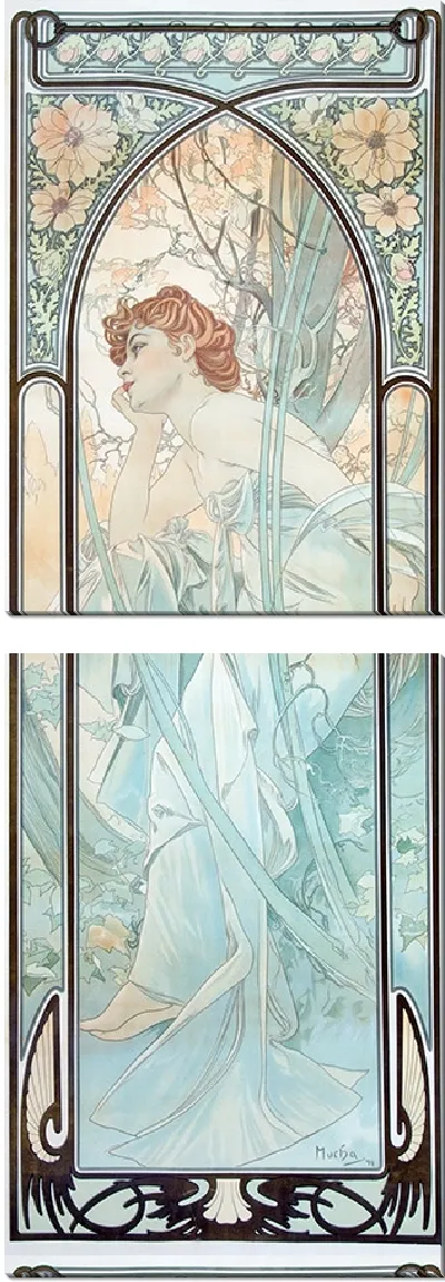 Картина Вечерняя мечтательность из «Времена дня» (1899)