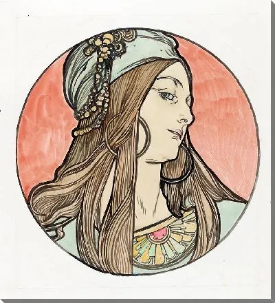 Картина Витраж для фасада бутика Фуке 3