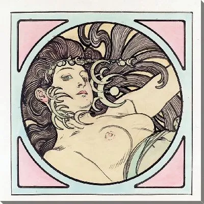 Картина Витраж для фасада бутика Фуке 2