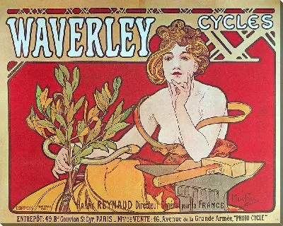 Велосипеды Уэверли Париж. (1898)