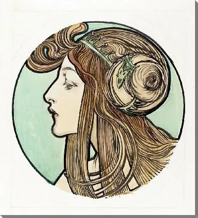 Картина Витраж для фасада бутика Фуке