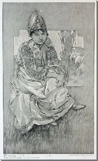 Картина Декоративные фигуры (1905)