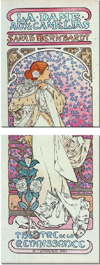 Картина Дама с камелиями (1898)