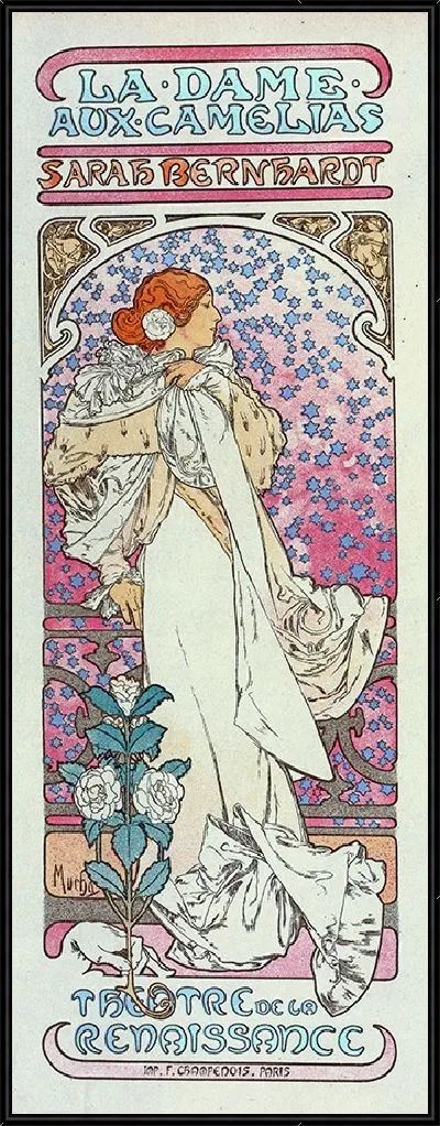 Картина Дама с камелиями (1898)