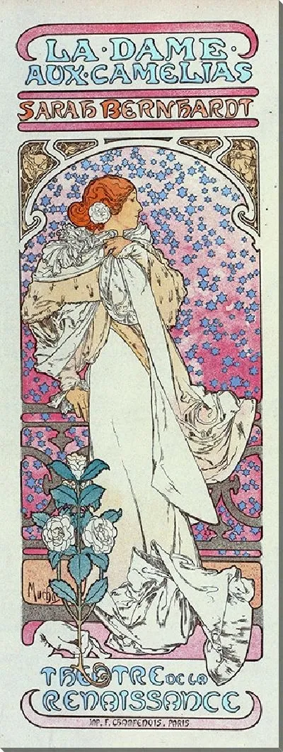 Картина Дама с камелиями (1898)