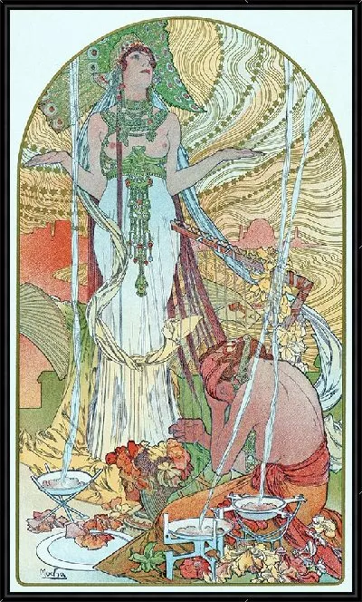 Картина Заклинание (Саламбо) (1897)