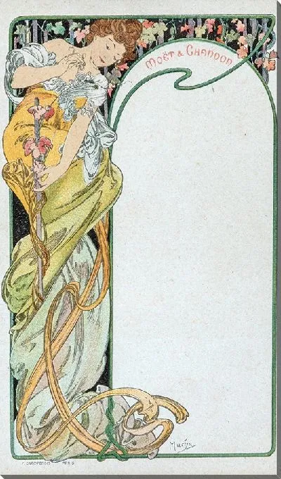 Картина Карточка-меню 6 (около 1900 г.)