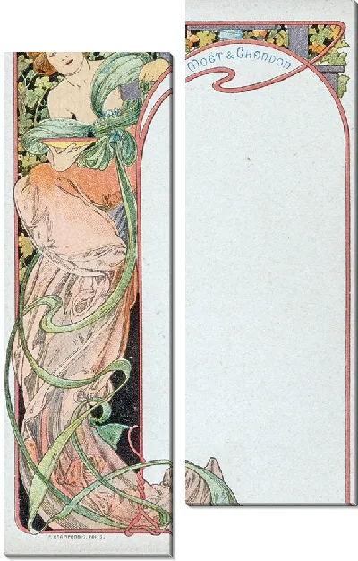 Картина Карточка-меню 3 (около 1900 г.)