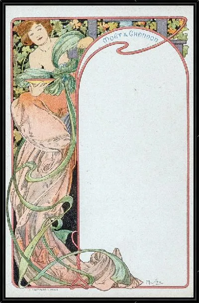 Картина Карточка-меню 3 (около 1900 г.)