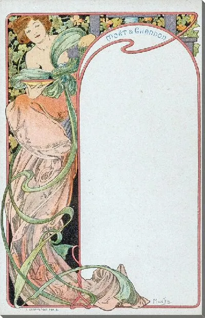 Картина Карточка-меню 3 (около 1900 г.)