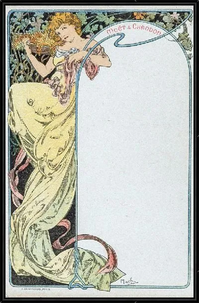 Картина Карточка-меню (около 1900 г.)