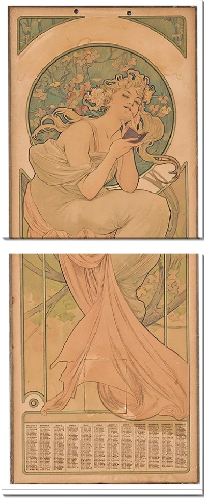 Картина Календарь 1902 года (1902 год)