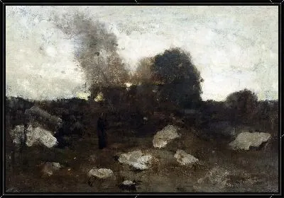 Картина Пейзаж на рассвете (Landscape at Daybreak)