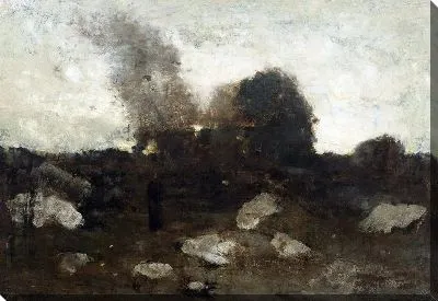 Картина Пейзаж на рассвете (Landscape at Daybreak)