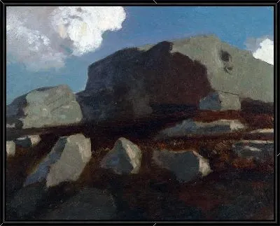 Картина Пейзаж со Скалами, около Руайана (Landscape with Rocks, near Royan)