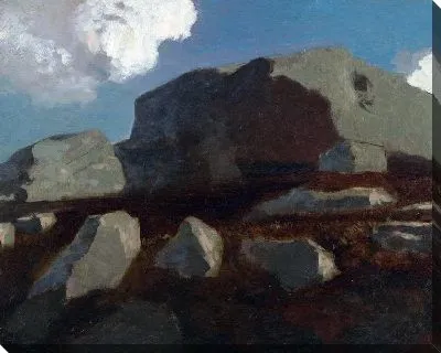 Картина Пейзаж со Скалами, около Руайана (Landscape with Rocks, near Royan)