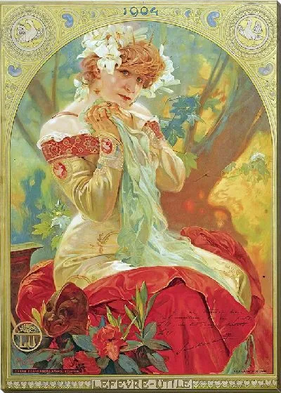 Картина Лефевр-Утиле Сара Бернар (1903)
