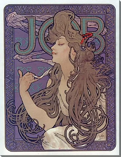 Картина Реклама сигарет Иов. (1896)