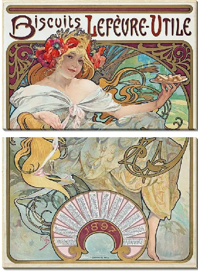 Картина Печенье Лефевр-Ютиль (1896 г.)