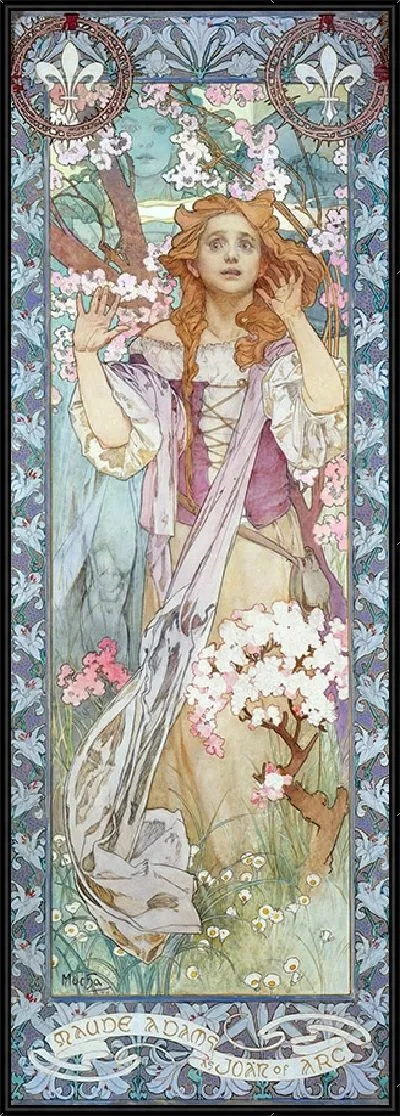 Картина Мод Адамс (1872–1953) в ролях Жанны д'Арк (1909)