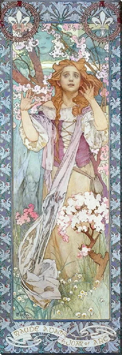 Картина Мод Адамс (1872–1953) в ролях Жанны д'Арк (1909)
