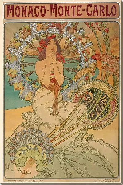 Картина Монако. Монте-Карло (1897 г.)