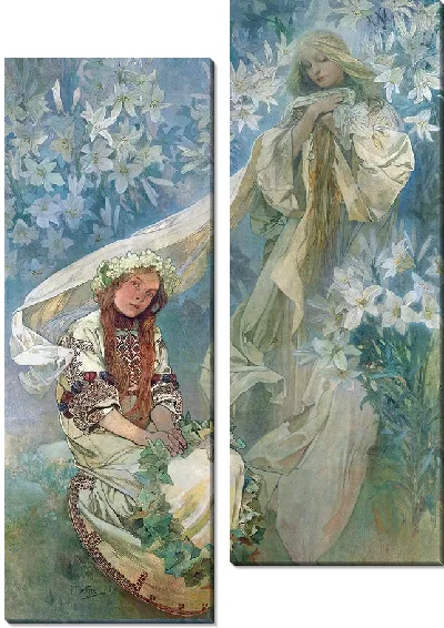 Картина Мадонна с лилиями (1905)