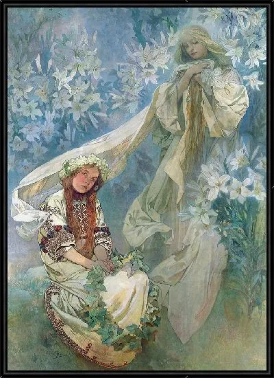 Картина Мадонна с лилиями (1905)
